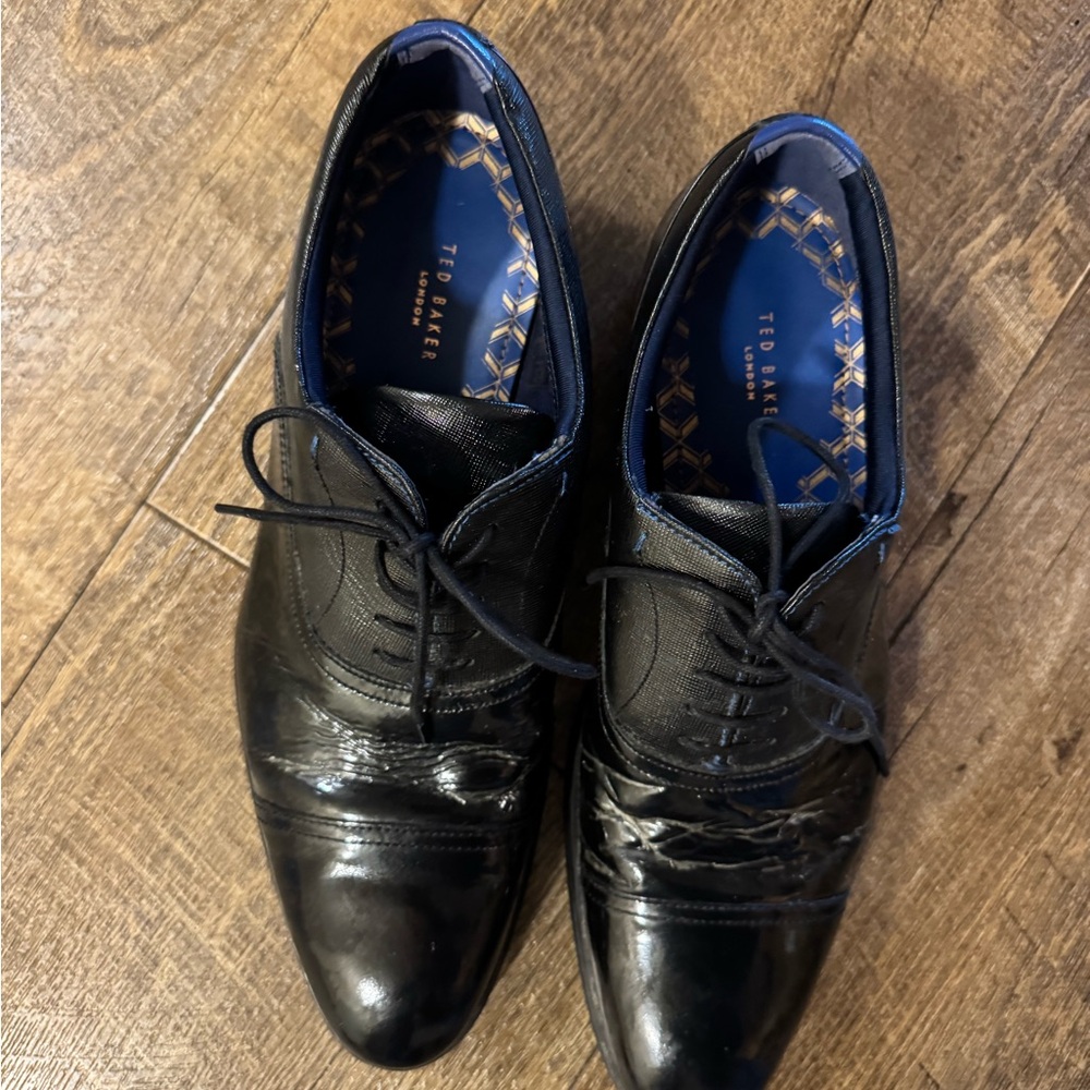 Ted Baker Black Tuxedo Shoes Size 9